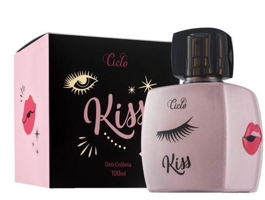 Kiss Ciclo Cosméticos Perfume Feminino - Deo Colônia - 100ml