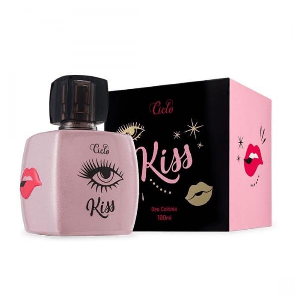 Kiss Deo Colônia 100ml Perfume Feminino Ciclo Cosméticos