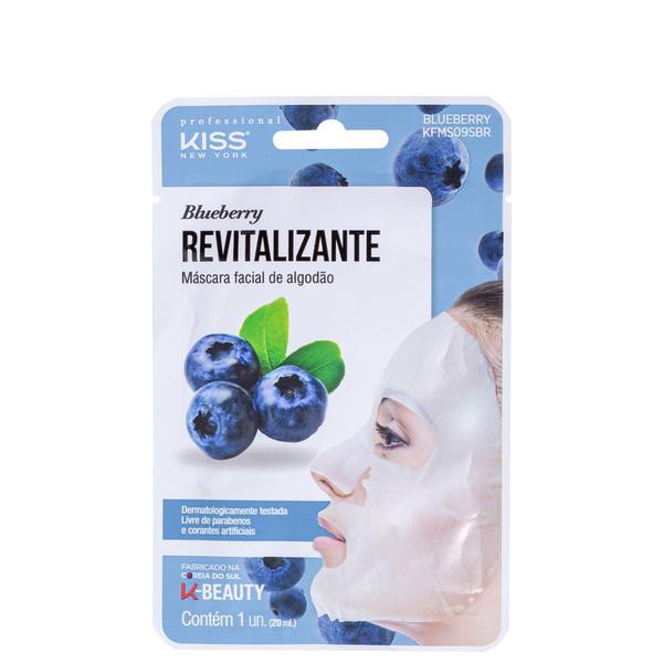 Kiss New York Blueberry Revitalizante - Máscara Facial 20ml
