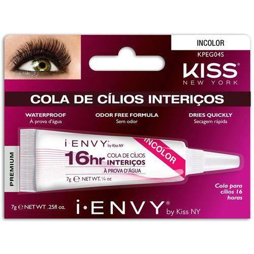 Kiss New York Cola para Cílios 16 Horas Incolor (kpeg04abr)