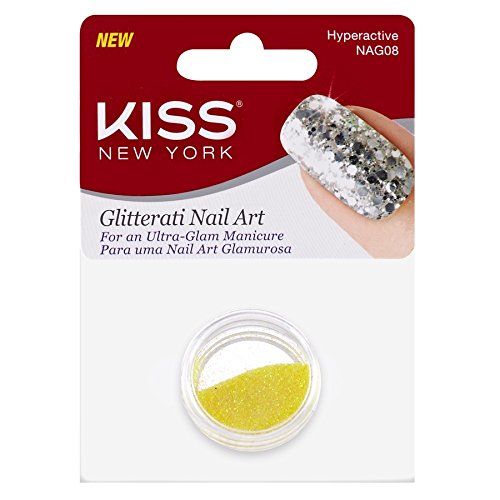Kiss New York Gliterati Nail Art - Hyperactive