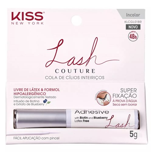 Kiss New York Lash Couture Cola de Cílios Inteiriços 5G - Incolor