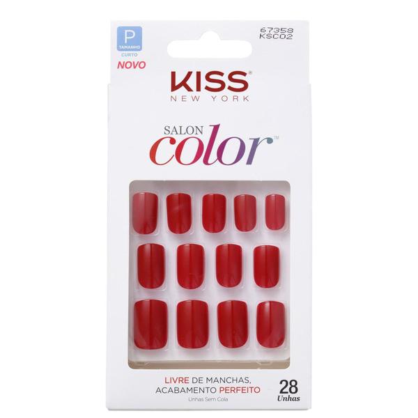 Kiss New York Salon Color New Girl - Unhas Postiças