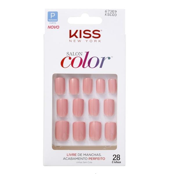 Kiss New York Salon Color Unhas Postiças Ref. KSC03-BR
