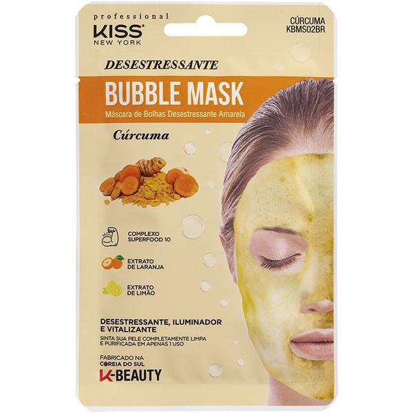 Kiss Rk Mascara Facial Kbms02br Bolhas Amarela Curcuma - Kiss New York