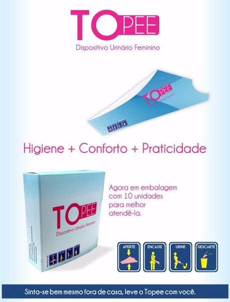 Kit 03 Caixas To Pee - Condutor Urinário Feminino - Topee