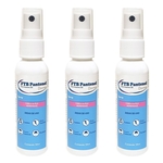 Kit 03 Frascos Pantenol Derma Pró-Vitamina Spray 50ml Combate Ressecamento Barreira Protetora Hidrata Renova Recupera Pele Áreas Ressecadas
