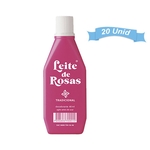 Kit 20 Leite de rosas desodorante + proteção para seu corpo indicado para a limpeza da pele 60ml