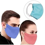 Kit 30 Máscaras Proteção Dupla Camada Tecido Lavável