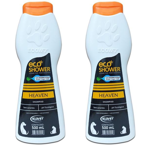 Kit 02Un Shampoo Eco Shower Heaven 500ml Ecovet