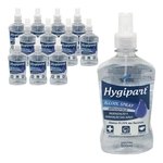 Kit 12 Álcool Liquido Spray 500ml Antisséptico 368 Hygipart