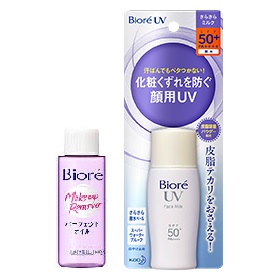 Kit - 1 Bioré UV Face Milk SPF50+ PA++++ - 30ml 2019 + 1 Biore Makeup Removing Perfect Oil