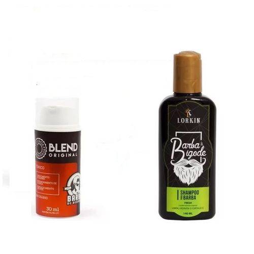 Kit 1 Blend Barba de Respeito + Shampoo Lorkin