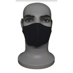 Kit 10 Mascara de Tecido de Pano TNT De Proteção Lavável Preto Ninja