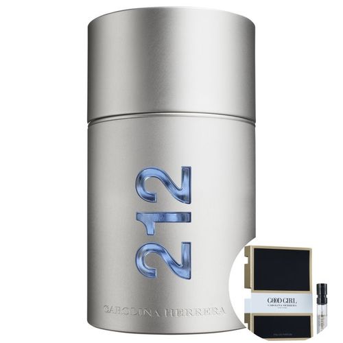 Kit 212 Men Carolina Herrera Eau de Toilette - Perfume Masculino 50ml+good Girl Eau de Parfum