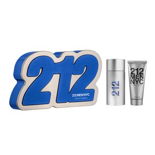 Kit 212 Men NYC Eau de Toilette Carolina Herrera - Perfume Masculino 100ml + Gel de Banho Kit