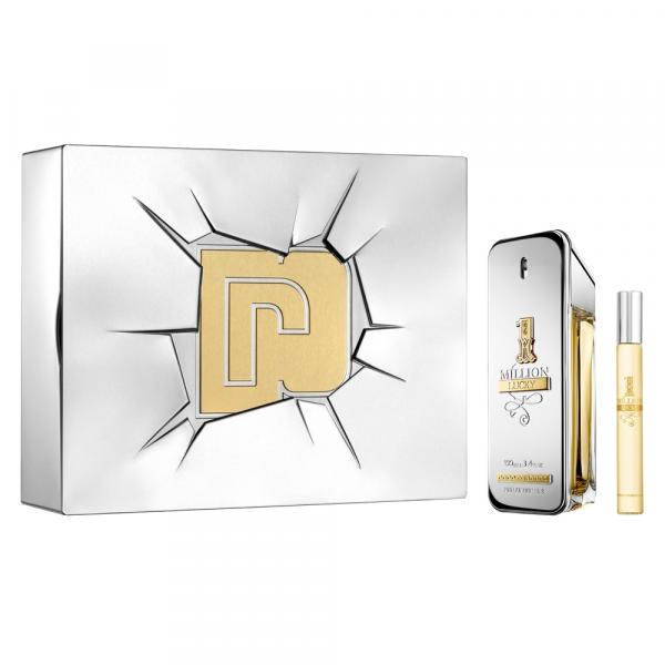 Kit 1 Million Lucky Paco Rabanne - Perfume Masculino EDT + Miniatura