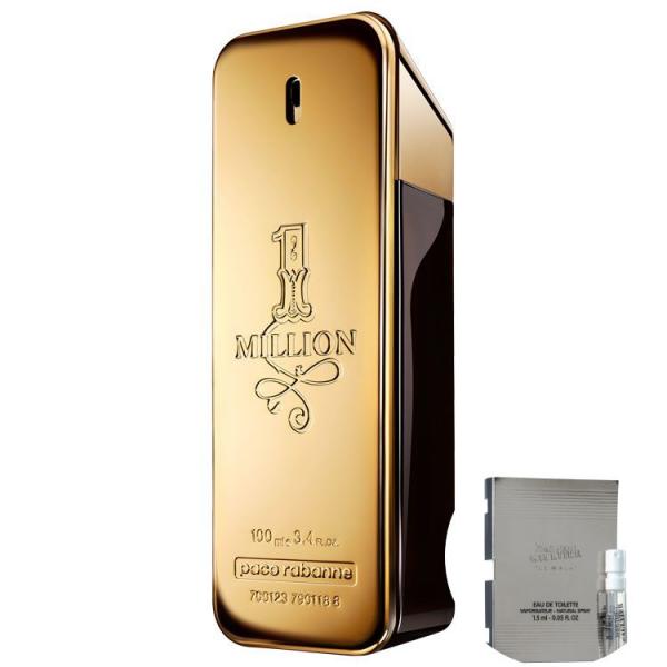 Kit 1 Million Paco Rabanne Edt - Perfume 100ml+le Male Jean Paul Gaultier Edt - Perfume 1,5ml