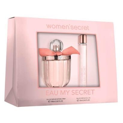Kit 1 Perfume Feminino Eau My Women Secret EDT - 100ml 1 Perfume Roll On 10ml