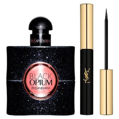Kit 1 Perfume Feminino Yves Saint Laurent Black Opium 50ml + Delineador