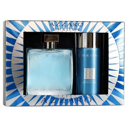 Kit 1 Perfume Masculino Azzaro Chrome EDT 100ml + 1 Desodorante Spray Azzaro Chrome 150ml