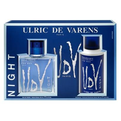 Kit 1 Perfume Masculino UDV For Night EDT 100ml + 1 Desodorante 100ml