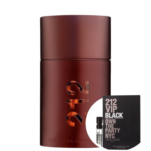 Kit 212 Sexy Men Carolina Herrera Eau de Toilette - Perfume Masculino 50ml+212 Vip Black Men