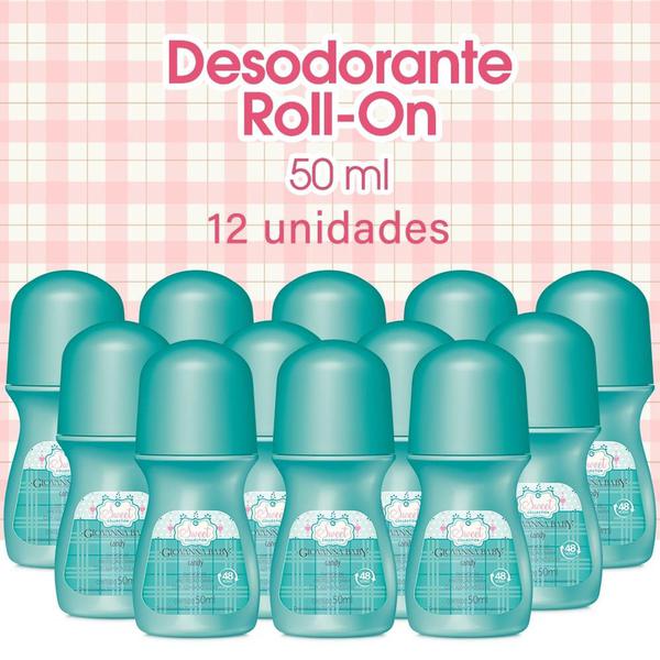 Kit 12 UNIDADES Desodorante Roll-On Giovanna Baby Candy 50ml