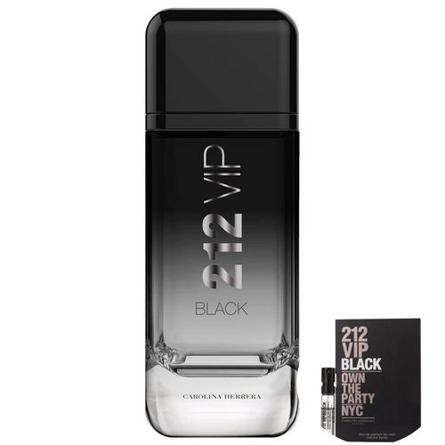 Kit 212 Vip Black Carolina Herrera Eau de Parfum - Perfume Masculino 200ml+212 Vip Black Men