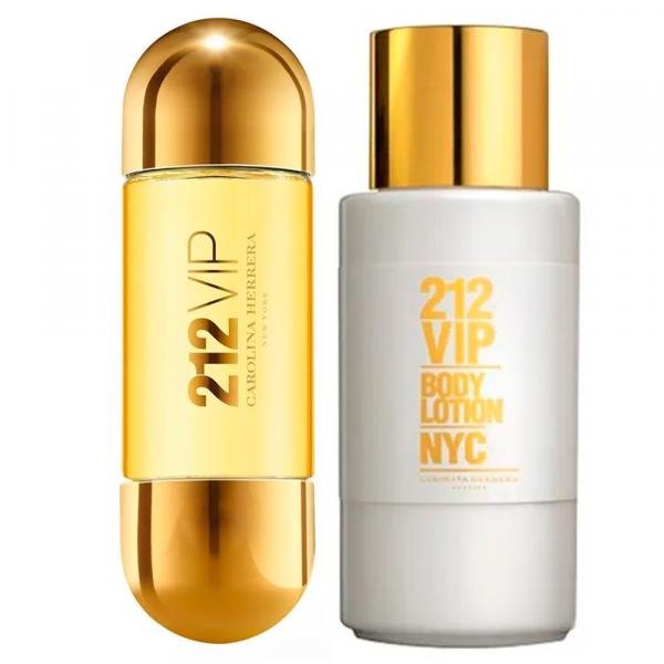 Kit 212 Vip Carolina Herrera - Eau de Parfum + Body Lotion