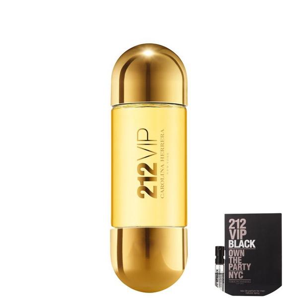 Kit 212 Vip Carolina Herrera Eau de Parfum - Perfume Feminino 30ml+212 Vip Black Men