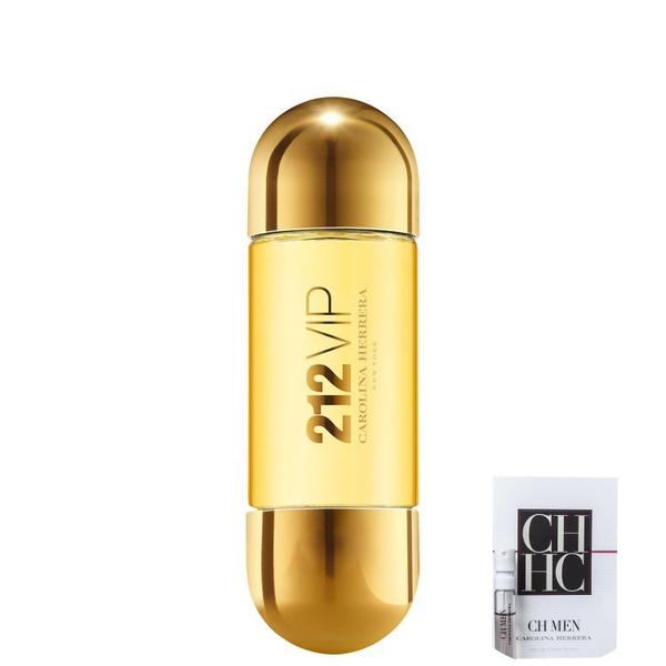 KIT 212 VIP Carolina Herrera Eau de Parfum - Perfume Feminino 30ml+CH Men Eau de Toilette