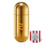 Kit 212 Vip Carolina Herrera Eau de Parfum - Perfume Feminino 125ml+ch L’eau de Toilette