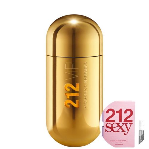 Kit 212 Vip Carolina Herrera Eau de Parfum - Perfume Feminino 50ml+212 Sexy Eau de Parfum