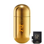 Kit 212 Vip Carolina Herrera Eau de Parfum - Perfume Feminino 50ml+ch Men Privé