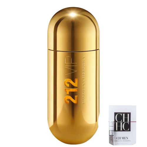 Kit 212 Vip Carolina Herrera Eau de Parfum - Perfume Feminino 125ml+ch Men Eau de Toilette