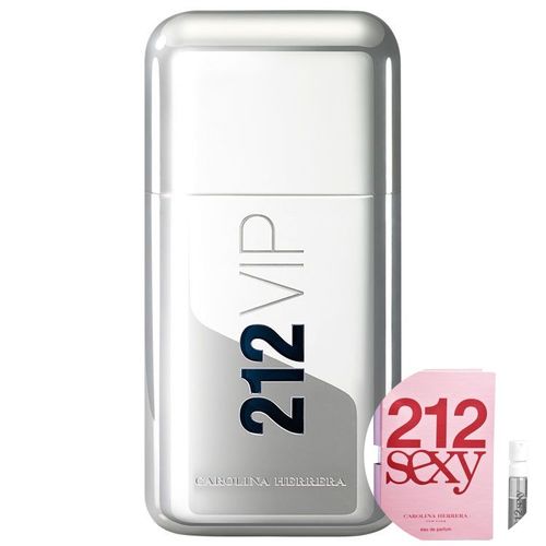 Kit 212 Vip Men Carolina Herrera Eau de Toilette - Perfume Masculino 50ml+212 Sexy Eau de Parfum