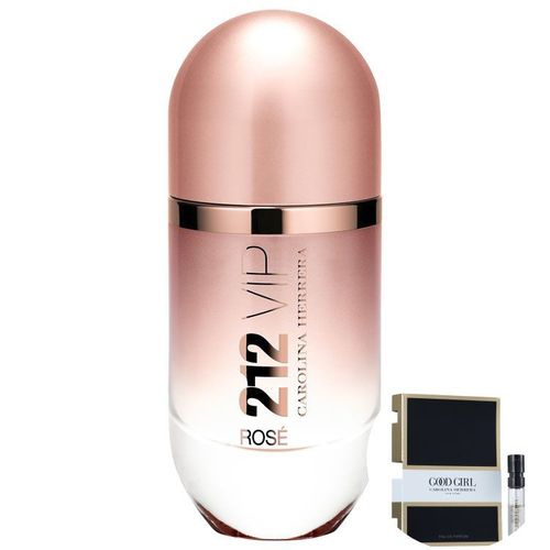 Kit 212 Vip Rosé Carolina Herrera Eau de Parfum - Perfume Feminino 50ml+good Girl Eau de Parfum