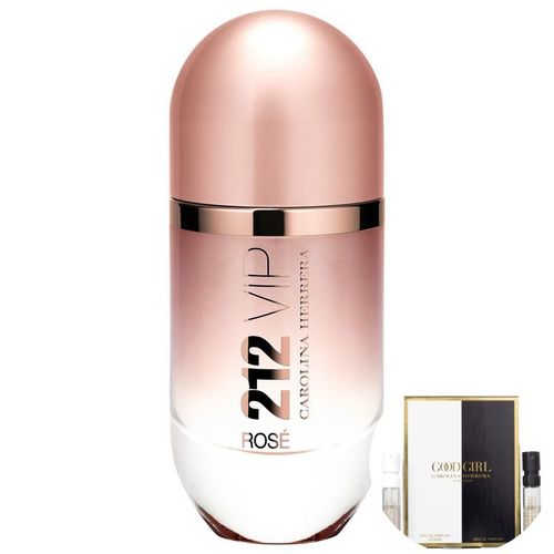 Kit 212 Vip Rosé Carolina Herrera Eau de Parfum - Perfume Feminino 80ml+good Girl e Good Girl Légère