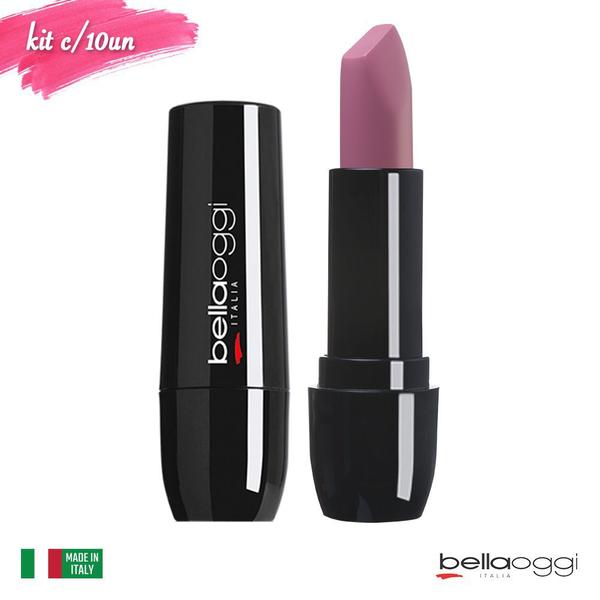 Kit 10 Batom Passion Efeito Brilho Romantic Pink 8 Bellaoggi