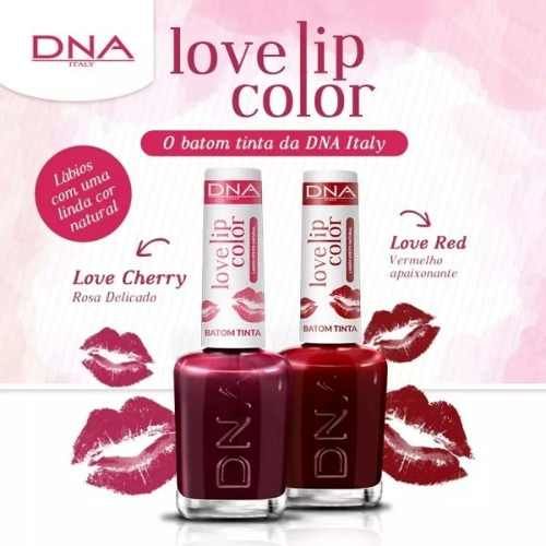 Kit 10 Batons Tinta Dna - 5x Love Red - 5x Love Cherry