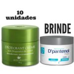 Kit 10 Desodorante Em Creme Verde Bloqueador de Odores Pierre Alexander 50g + Dpantenol