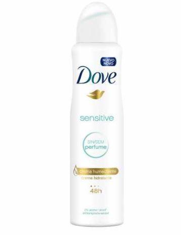 Kit 10 Desodorantes Aerosol Dove Sensitive Spray