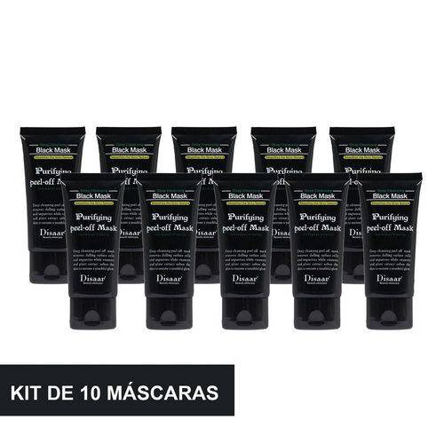 Kit 10 Máscara Preta Removedora de Cravos Black Mask Shills 50ML