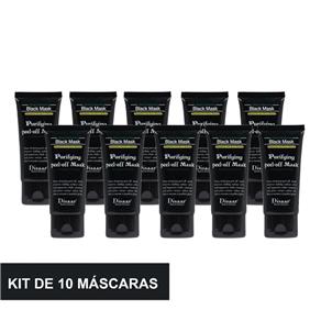 Kit 10 Máscara Preta Removedora de Cravos Black Mask Shills 50ML