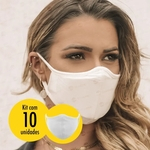 Kit 10 Mascaras de proteção 2 camadas