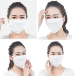 Kit 10 Máscaras de proteção Reutilizável Tecido Preto Dupla camada - Lavável
