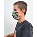Kit 10 Máscaras De Tecido Para Proteção 100% Algodão Camuflada
