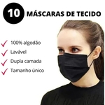 Kit 10 Máscaras de Tecido