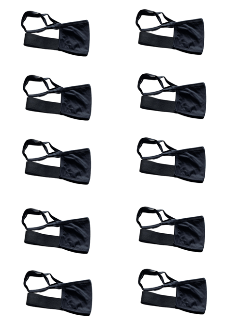 Kit 10 Máscaras Pro Black